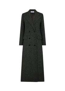 Bianca Coat Microcheck Tweed