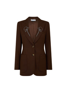 Gram Parsons Jacket Embroidered Lapel
