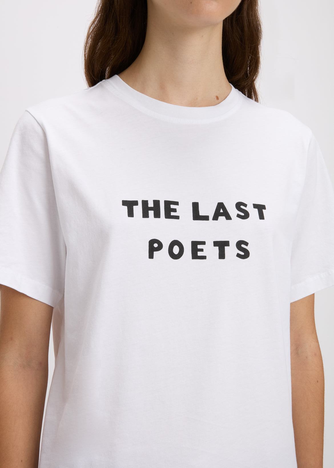 The Last Poets Unisex T-Shirt in White | Bella Freud – Bella Freud US
