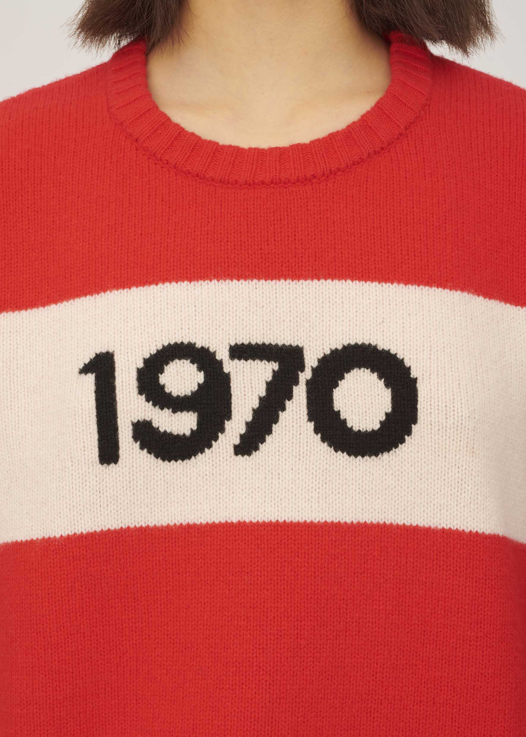 Shop the 1970 Oversized Jumper in Red | Bella Freud – Bella Freud US