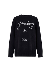 Ginsberg Is God Oversized Jumper