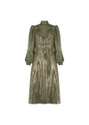 Liquid Lamé Anjelica Midi Dress