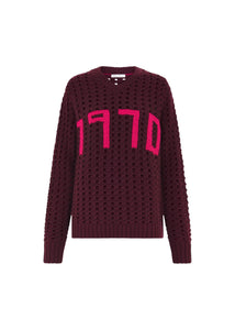 Open Stitch Oversized Jumper