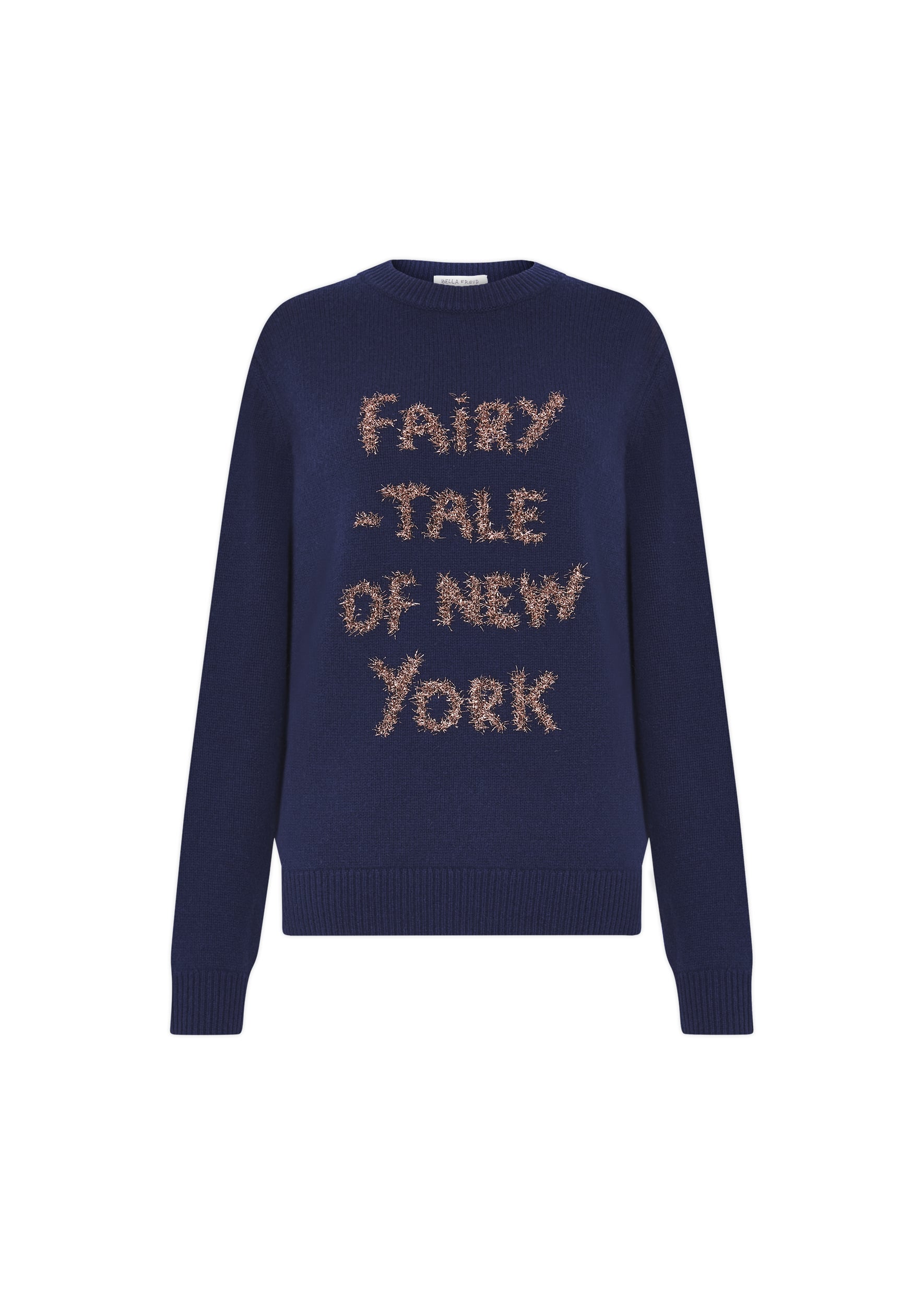 Bella Freud Tinsel Fairytale Of New York Oversized Jumper l Bella