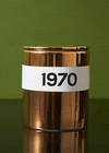 Ceramic 1970 Candle Large