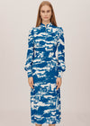 London Calling Print Last Tango Dress