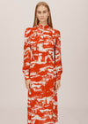 London Calling Print Last Tango Dress