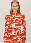 London Calling Print Last Tango Dress