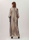 Liquid Lame Iman Long Dress