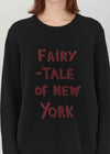 Tinsel Fairytale Of New York Oversized Jumper