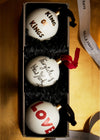 Ceramic Bauble Set