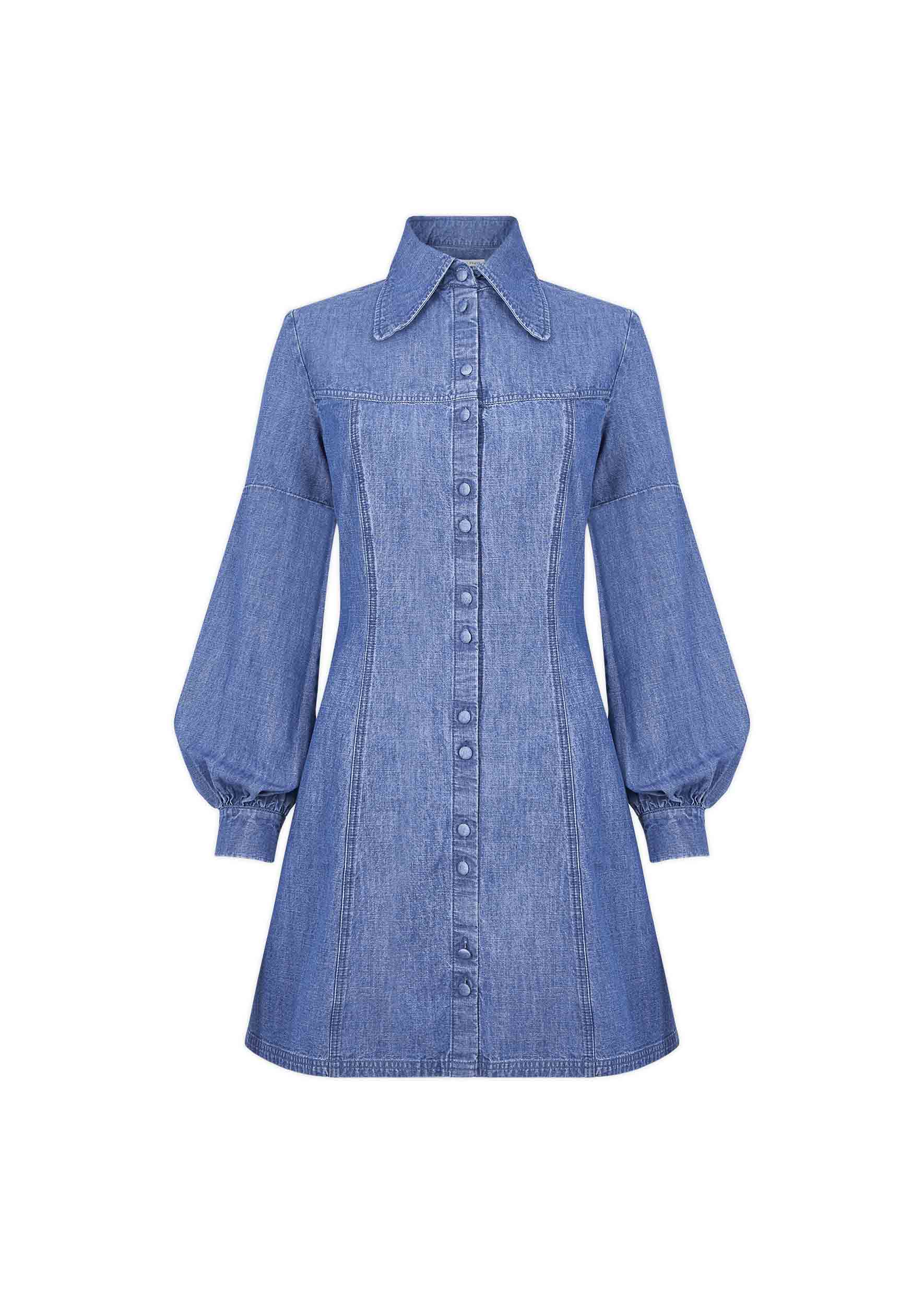 bella freud denim dress Can we just talk about this iconic Bella Freud dress from 1993 for a minute? A huge moment. And one which is steeped in fashion, pop culture and psychoanalytic history if you