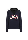 Varsity Lion Half Zip Up Jumper