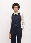 Chrissie Waistcoat Herringbone