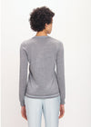 Embroidered Dog V-Neck Jumper