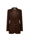 Gram Parsons Jacket Embroidered Lapel