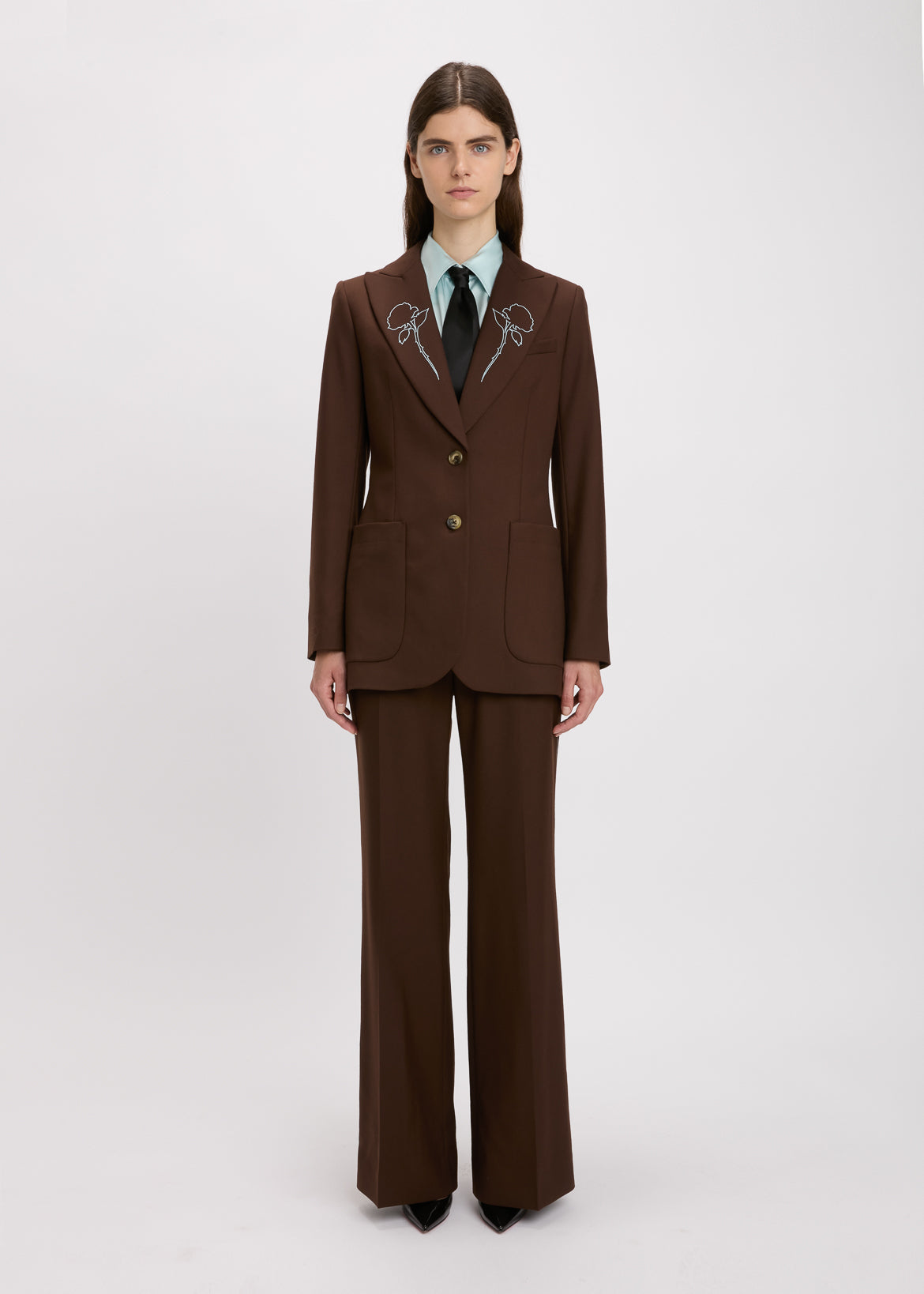 Gram Parsons Jacket Embroidered Lapel