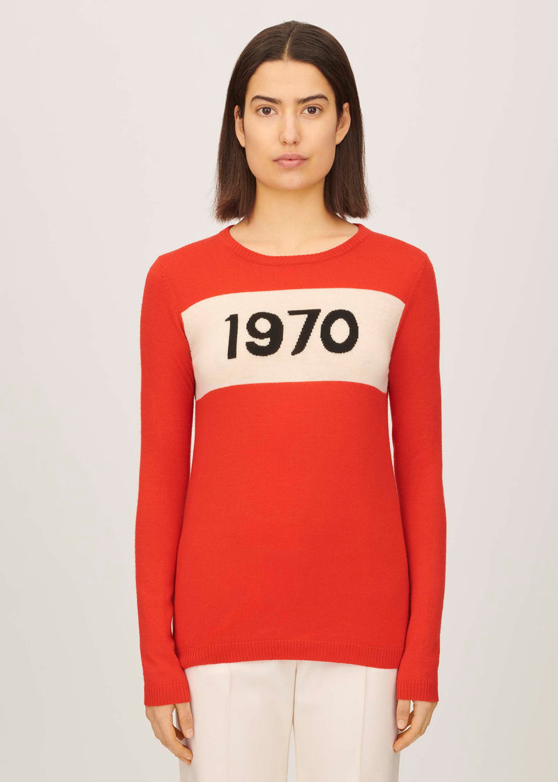 1970 Jumper in Red | Bella Freud – Bella Freud US