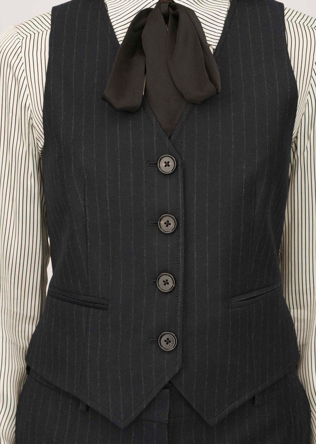 Chrissie Waistcoat Pinstripe