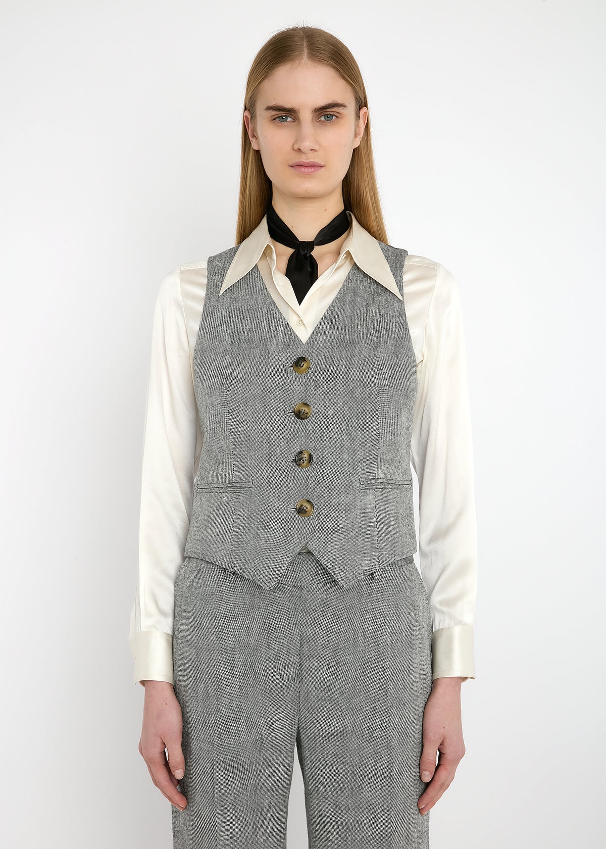 Chrissie Waistcoat Linen