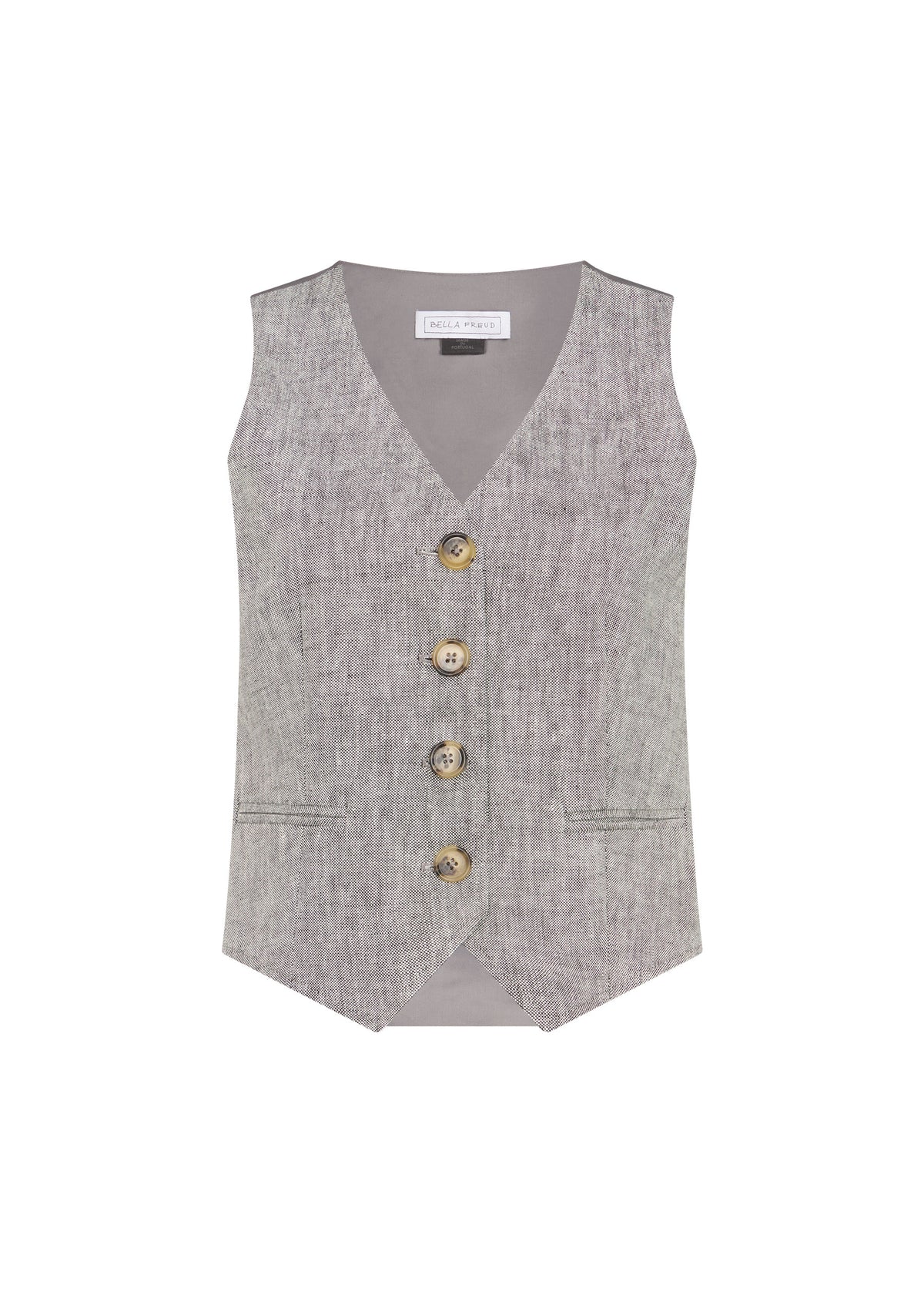 Chrissie Waistcoat Linen