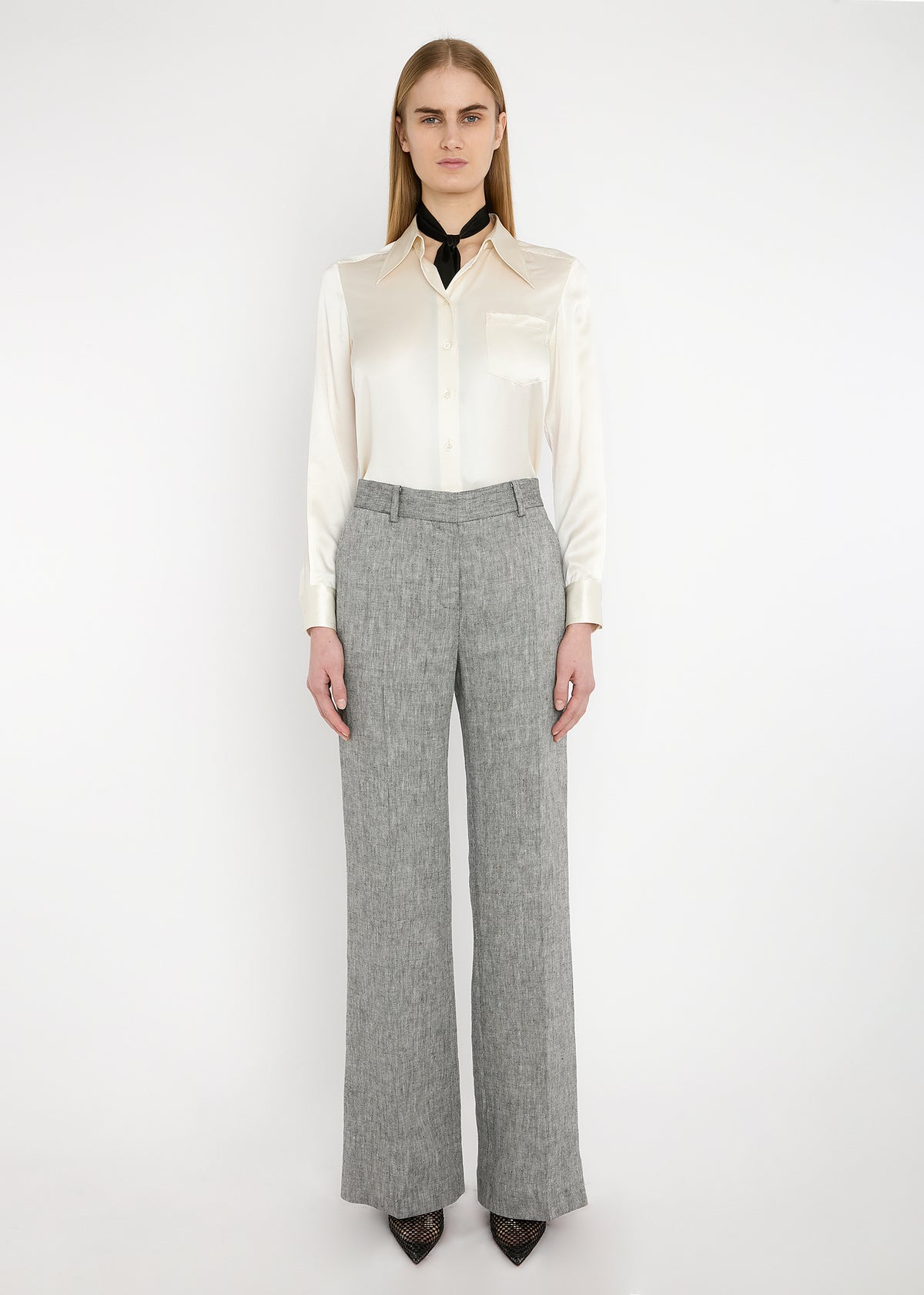 Slim Kim Trouser Linen