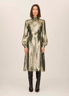 Liquid Lamé Anjelica Midi Dress