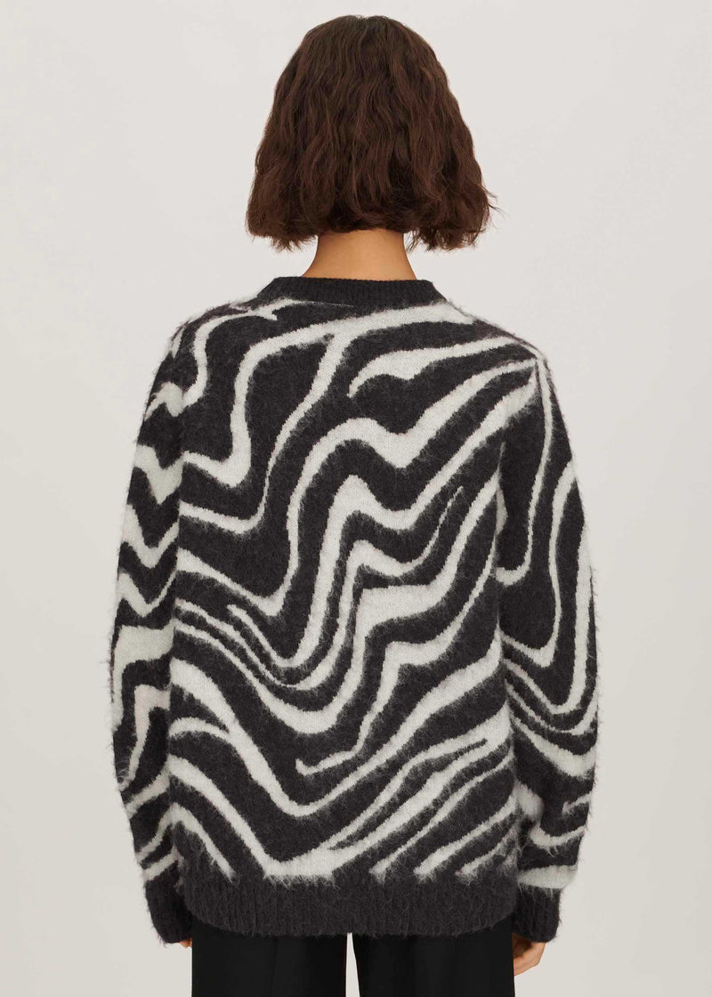 Bella Freud Mirage Zebra Jumper l Bella Freud Bella Freud US