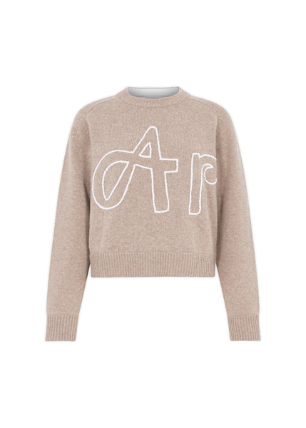 ドゥーズィエムクラス★BELLA FREUDニット Chunky Chainstitch Art Jumper in Oatmeal | Bella Freud – Bella