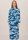 London Calling Print Last Tango Dress