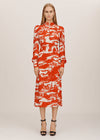 London Calling Print Last Tango Dress