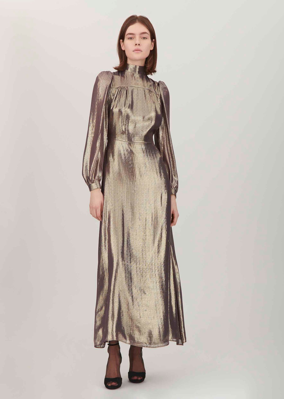 Liquid Lame Anjelica Dress