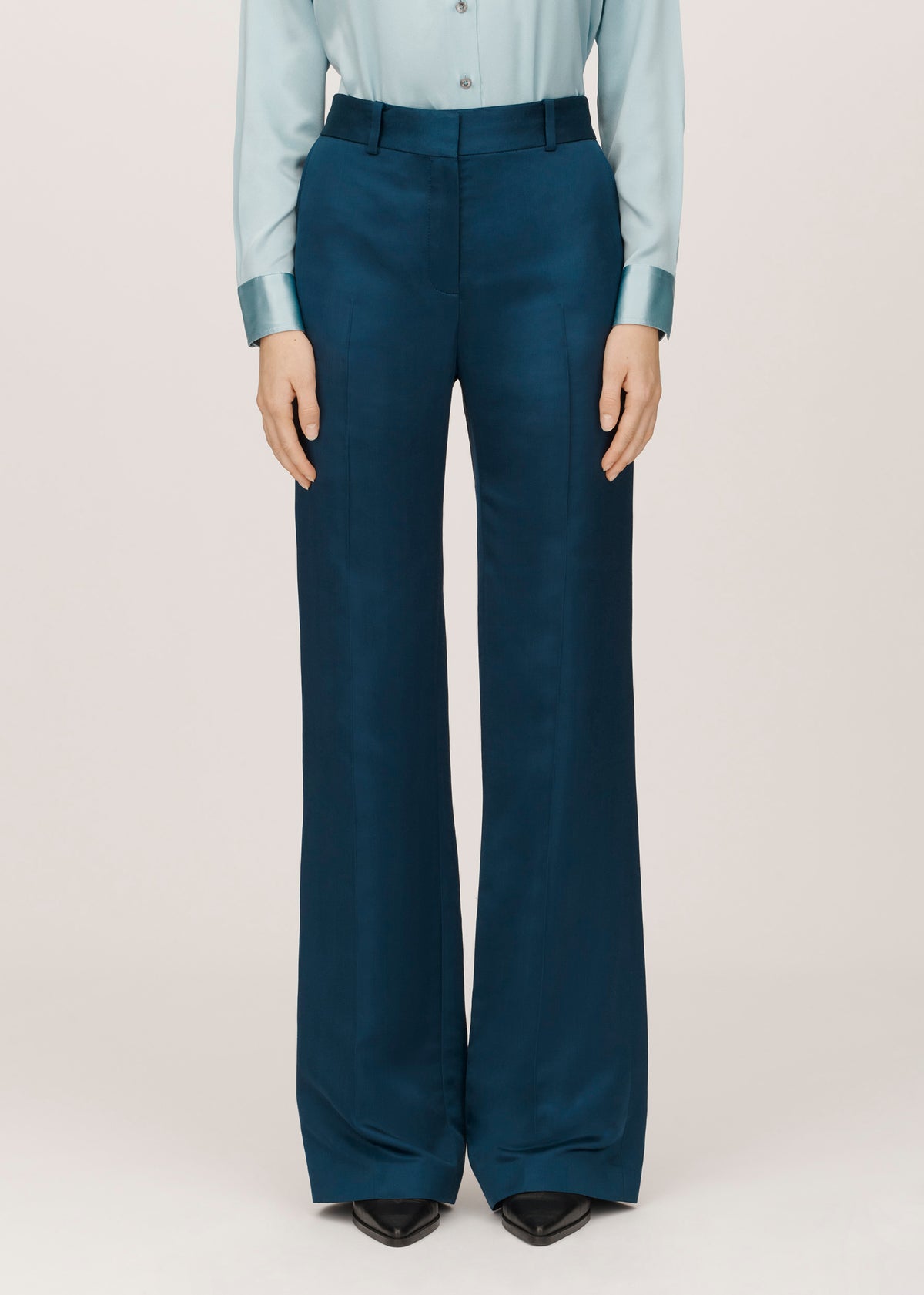 Satin Slim Kim Trousers