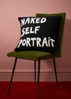 Naked Self Portrait Cushion Cover